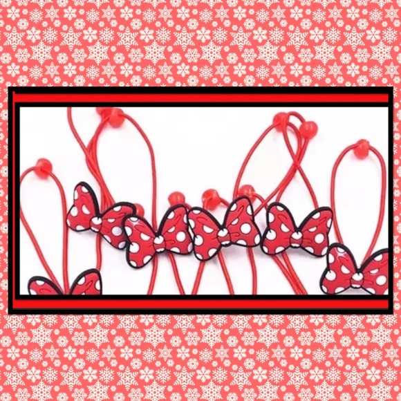 🌺Cute Minnie Printed Summer Dress & 2 Hair Bows🌺 - Picture 2 of 4